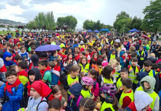 Máis de 1.200 escolares participaron na “XV Marcha Ciclista Escolar” organizada polo Concello